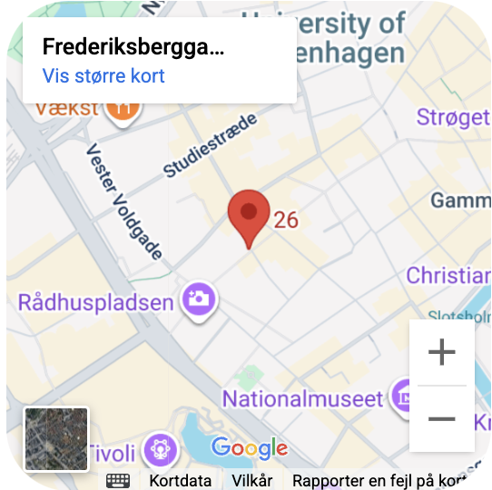kort København Google Maps adresse lokation